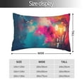thumbnail image 2 of Pofeuu Colorful Lightbulb Abstract Print Polyester Microfiber Plush Pillowcases, Super Soft and Cozy Pillow Case Covers with Envelop Closure（Pillow core not included）-20"x30", 2 of 6