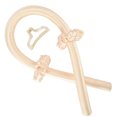 thumbnail image 1 of xinxixnxx Heatless Curling Rod Headband Lazy Curler Silk Curling Ribbon Silk Curling Yellow, 1 of 8