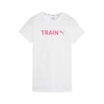 thumbnail image 1 of PLAYERA PUMA MUJER GRAPHIC BLANCO ROSA TRAINNING blanco 00M, 1 of 4