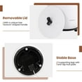 thumbnail image 6 of Costway 23L Bathroom Towel Warmer Bucket 4 Timer with Fragrance Holder & 3-Level Heating Black, 6 of 10