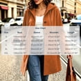 thumbnail image 4 of Jovrlynd Womens Trench Coat Long Sleeve Button Suede Winter Hooded Overcoats Trendy Long Jacket with Pockets, S-2XL, 4 of 7