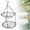 B, variant on TIELUTT Advanced Glass Bird Bath Tub Suitable for Hanging Double Layer Garden Decoration in Birdseed Wild Squirrel for outside Winter Chicken Feeder Cute Feeders for outside Wild Bills Feeder