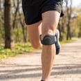 thumbnail image 5 of 4PC Adjustable Patella Knee Strap, Silicone Non- Knee Brace Support for Running, Hiking, Basketball, Sports Knee Pain Relief & Patella Stabilizer,Black, 5 of 8