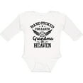 thumbnail image 3 of Inktastic Handpicked for Earth by My Grandma in Heaven Angel Wings Boys or Girls Long Sleeve Baby Bodysuit, 3 of 5