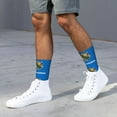 thumbnail image 5 of Men Women Oklahoma Flag Funny Novelty Mid-Crew Socks, 5 of 7