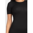 thumbnail image 4 of Textured Fitted Midi Dress, 4 of 9