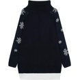 thumbnail image 3 of LAICAIW Robe Chandail Longue Ample à Col Roulé Oversize pour Femmes, 3 of 6