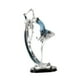 thumbnail image 3 of Estatua de bailarina de resina, elegante figura de bailarina para mueble de TV, mesa de comedor Azul, 3 of 9
