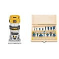 thumbnail image 1 of Enrutador DEWALT DWP611 de base fija de 1.25 HP con 15 bits de enrutador, 1 of 1