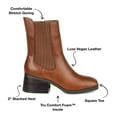 thumbnail image 6 of Journee Womens Desree Square Toe Booties, 6 of 9