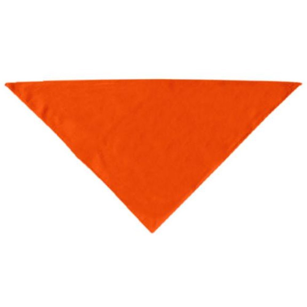 Mirage Pet Dog Supplies Plain Bandana Orange Large, Plain Bandana
