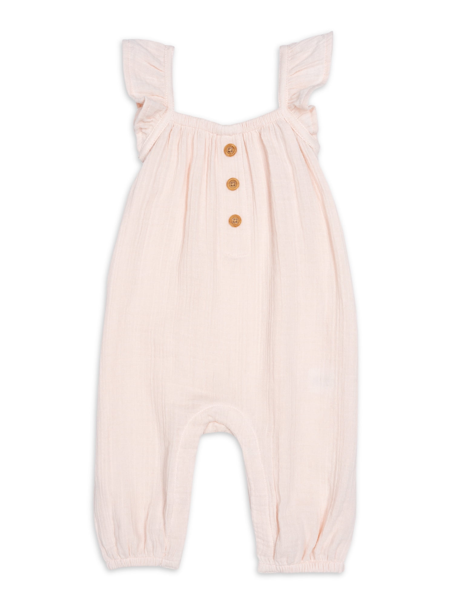 Modern Moments by Gerber Baby Girl Long Leg Romper, Sizes 0/3 Months - 24 Months