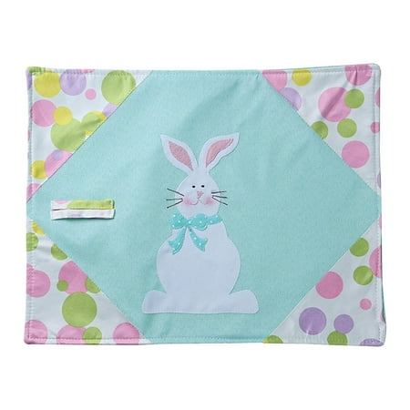 

Labakihah Easter Holiday Decorations Easter Bunny Placemat Tablecloth Table Mat Placemats christmas decorations