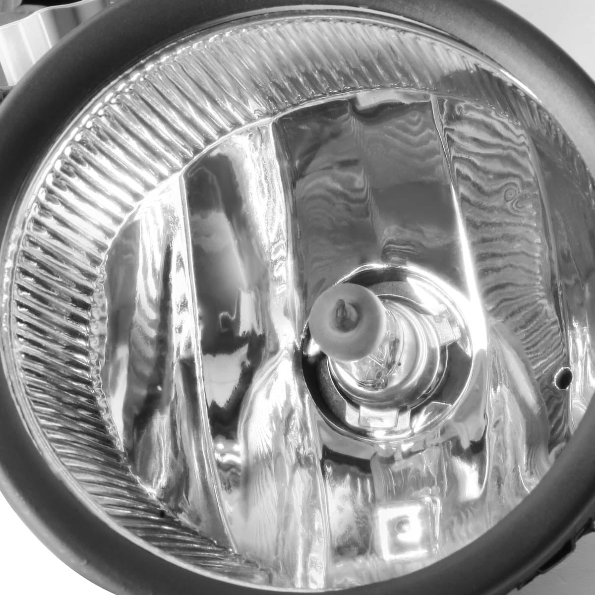 DNA Motoring For 2007-2009 Honda CRV Chrome Clear Bumper Fog Light w/ Bezel Wiring Harness Switch