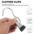 thumbnail image 5 of Heavy Duty Hanging Hooks Clips,New Boot Hangers for Closet,Laundry Hooks Hanging Clip Clothes,Hat P, 5 of 5