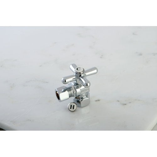 Kingston Brass Vintage Angle Stop with 1/2" IPS x 1/2" OD Compression