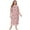 A, variant on Women Comfy Nightgown Round Neck Lace Trim Loungewear Oversized Pajama Loose Long Sleep Dress