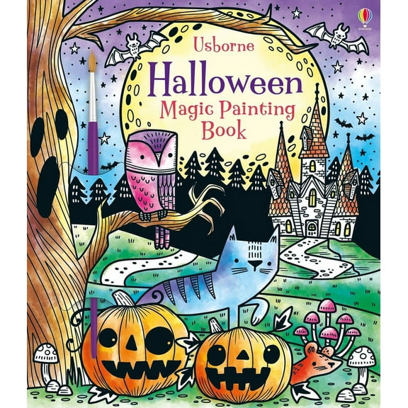 Magic Painting Books Halloween Magic Painting Book: A Halloween Book for Kids, (Paperback)