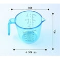thumbnail image 5 of 150Ml Durable Measuring Cups, Thick Ps Transparent Nesting Stackable Liquid Measuring Cups With Handle, Precise Markings For Baking, Cooking & Kitchen Use, 5 of 6