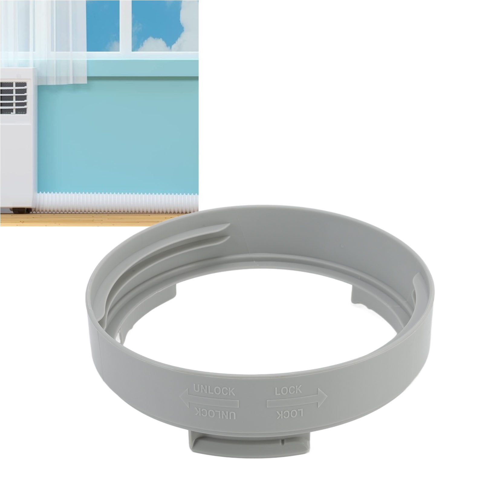 LAFGUR Air Conditioner Exhaust Hose Coupler 5.9in Universal Round