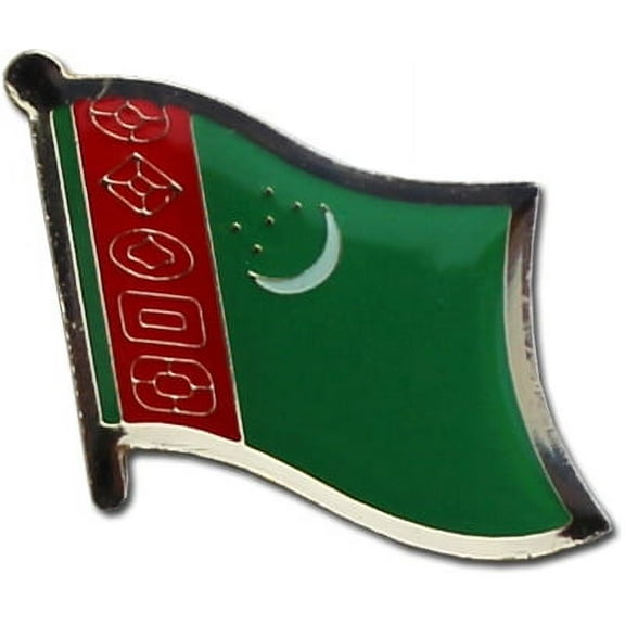 Turkmenistan Flag Lapel Pin