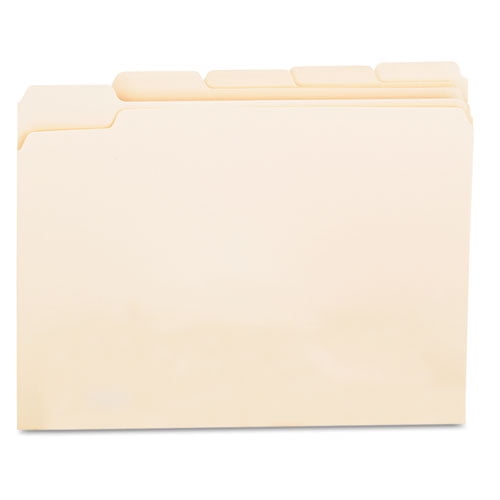 Top Tab File Folders, 1/5-Cut Tabs: Assorted, Letter Size, 0.75 Top Tab File Folders, 1/5-Cut Tabs: Assorted, Letter Size, 0.75