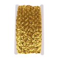 thumbnail image 4 of 13m Sequins Paillette Ribbon Trim Braid Trim Lace DIY Headband Accessories sequin braid Sewing Clothing Gold, 4 of 8