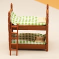 thumbnail image 3 of HLONK Maison de Poupée Lit Double Mobilier Miniature Jouets pour Enfants Plastique, 3 of 6