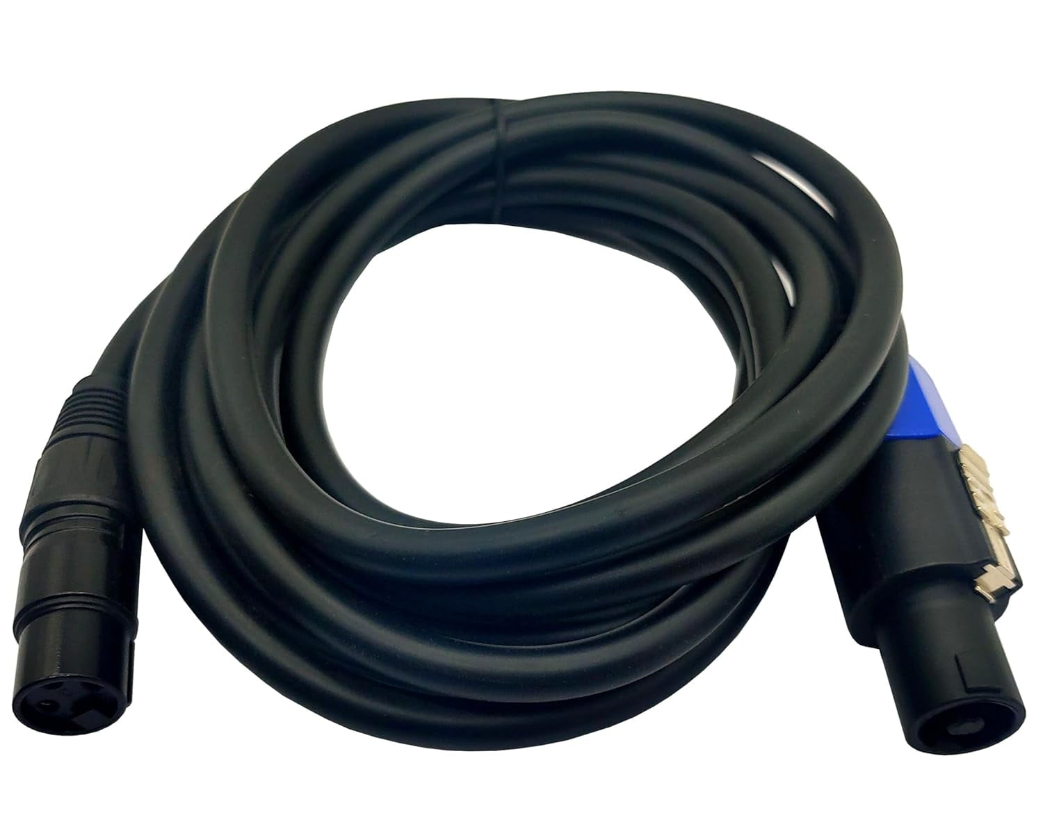 mistyhony Speakon to XLR Speaker Cable, XLR Female to Speakon Male Adapter, 50cm/1.6Feet with Twist Lock for DJ/PA Speakers