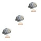 thumbnail image 3 of Vogacara Peluca Traje de personaje Temperamental Postizo Buena elasticidad Buena elasticidad Toupee Periwig Toque cómodo para Old Lady Grey Gris 3piezas Vogacara CBP252302, 3 of 6