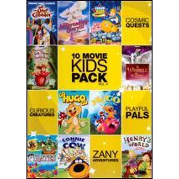 Pre-Owned 10 Movie Kids Pack, Vol. 4 [2 Discs] (DVD 0096009716691)