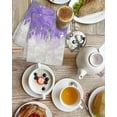 thumbnail image 4 of Purple Grey Abstract Kitchen Dish Towels for Drying Dishes Set of 3, Gradient Geometric Graffiti Modern Art Waffle Weave Microfiber Hand Tea Bathroom Towels Quick Dry & Absorbent Towel 15.7x23.6, 4 of 7