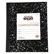 School Smart Flexible Cover Ruled Composition Book, 8-1/2 x 7 Inches, 40 Pages