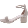 thumbnail image 2 of Top Moda Darcie-1 Women's Fashion Ankle Strap Chunky Low Heel Dress Sandal Shoes, 2 of 7