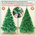 thumbnail image 6 of Strong Camel Artificial Christmas Tree Xmas Pine Tree with Solid Metal Legs Perfect for Indoor and Outdoor Holiday Decoration, 6',Green, 6 of 13