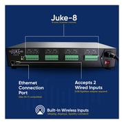 Juke Audio Juke-8 8 Zone Multi-Room Audio Amplifier with Airplay 2, Spotify Connect, DLNA