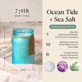 thumbnail image 3 of Relish Collection Soy Wax Artisan Candle in Glass Jar with Lid, 9.5-Ounce, Ocean Tide + Sea Salt, 3 of 3