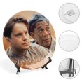 thumbnail image 4 of Sueños de libertad Plato decorativo de porcelana fina (bone china), plato decorativo de cerámica para hogar, oficina, soporte de pared, platos decorativos para dormitorio - 6 pulgadas (15 cm), 4 of 6