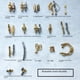thumbnail image 1 of Hebilla de pulsera, hebilla de acero inoxidable, hebilla de cobre, pulsera, collar, cuerda de cuero, cuerda de alambre tejida, hebilla, accesorios hechos a mano, 1 of 2