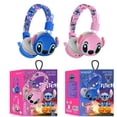 thumbnail image 4 of Auriculares Bluetooth para niños, plegables, para uso escolar o de viaje, color azul, 4 of 5