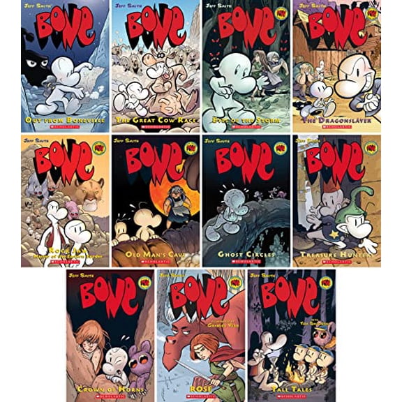 Pre-Owned Bone: The Complete 11-Book Collection Series Set (Books 1-9, plus both prequels Rose and Tall Tales)