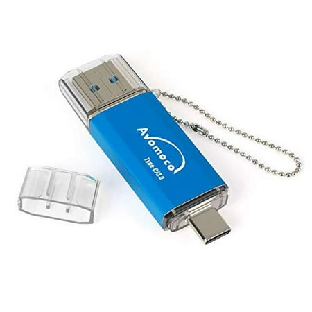Avomoco USB 3.0/3.1 128GB Type C Dual High Speed Flash Drive for USB C Phones,Tablets,Photo Stick for Samsung Galaxy S8/S8/S9/S9,Note7/8/9,A6S/A9S,Google Pixel,LG,Hua Wei.(Not for MacBook pro 2018)