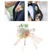 thumbnail image 5 of Flor de boutonniere de boda hecha a mano para decoración de de boda del aniversario de cena champán mayimx Boutonnieres, 5 of 7