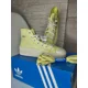 thumbnail image 2 of Adi-das Originals Nizza 2 Canvas Mens Shoes High Top Bright Yellow US 6.5, 2 of 6