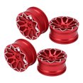 thumbnail image 3 of RC Drift Tires Hub,4 PCS RC Vehicle RC Car Wheel Hub Llantas de aleación de aluminio Durabilidad extendida, 3 of 12