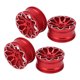 thumbnail image 5 of Llantas de ruedas para vehículos RC, 4 piezas Llantas de neumáticos para vehículos RC para vehículos RC Llantas de aleación de aluminio diseñadas a medida, 5 of 8