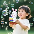 thumbnail image 4 of QIPOPIQ Little White Rabbit Automatic Bubble Machine Toy With Music And Light Diy Painted Rabbit Blowing Bubbles (Without Batteries), 4 of 8