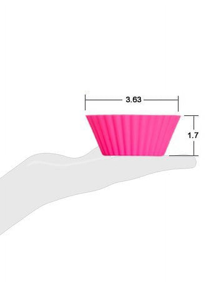 Pantry Elements Jumbo Silicone Muffin Cups - 12 Large 3-5/8 inch