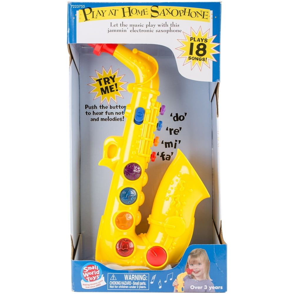 Small World Toys Play At Home Saxophone