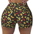 thumbnail image 2 of Fotbe Mexican Food Beer Shorts Sin Costuras – Shorts Deportivos de Cintura Alta para Mujer, Elásticos para Gimnasio, Yoga, Running o Ciclismo-Medium, 2 of 8